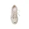 CANNA-1 拼接蛇紋氣墊增高休閒鞋-白色