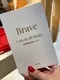 勇敢系列｜Brave 勇敢燙金宣告卡片4*6