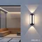【鹿屋燈飾】DHJ-031-1 橢圓上下正面發光戶外壁燈｜LED 12W 3000K暖光｜戶外防水LED壁燈 玄關壁燈 露臺壁燈 門口壁燈 庭園壁燈