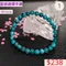 🌸貞緣水晶飾品🌸AB021藍綠鋰輝手鍊6+mm/7+mm