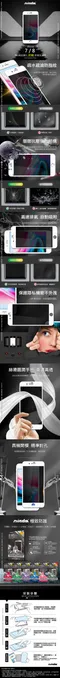 【NISDA】Apple iPhone 7 / 8「防窺」滿版玻璃保護貼 (4.7") (黑色、白色)