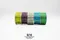 綠格紋金蔥雪紗織帶38mm(Green plaid Glitter snow yarn webbing 38mm)