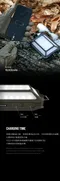 [ KZM ] 工業風行動電源LED燈 - 軍綠｜露營燈 照明燈 LED燈 隨身攜帶 行動電源 K24T3O01