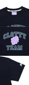 【21SS】 Clotty TEAM棉花糖短袖上衣（深藍）
