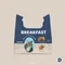 早餐吃麵包收納購物環保袋-客製化預購｜BA07A