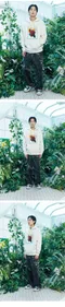 【23FW】Mister Child 油畫花卉連帽TEE(杏)