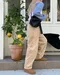 LINENNE－bio corduroy pants (4color)：燈芯絨長褲！