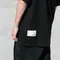 REPUTATION PIECES PATCHWORK LOGO / D - TEE.SS - 裁片拼接方框TEE / 黑