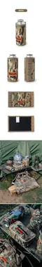 綠迷【the earth】CORDURA 瓦斯罐保護套 TECPDC2MCF