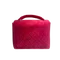 CHANEL Vintage |桃粉紅色 麂皮類方胖三用包 手提/肩背/斜背包