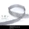 K1508-25 輕條紋透雪紗蕾絲折景緞帶 25mm  (K1508-25  STRIPE SHEER PLEATED RIBBON 25mm )