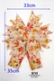 秋天風景蝴蝶結 (KF6492GZ-13/Autumn scenery Bow) ｜手作｜布置｜裝飾｜楓葉｜松果｜拷克｜鐵絲邊