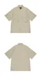 【23SS】 mahagrid 經典剪裁口袋短袖襯衫(卡其)