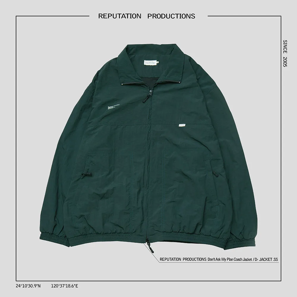 REPUTATION PRODUCTIONS Don’t Ask My Plan Track Jacket / D- JACKET .SS ...