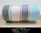 W918S-38 直條紋銀邊清甜鐵絲邊緞帶38MM  (W918S-38 Striped Silver Wired Ribbon -38MM )