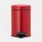 BRABANTIA PEDAL BIN NEWICON 紅色 時尚腳踏式垃圾桶 3L #112140