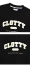 【22SS】 Clotty 文字Logo大學Tee（黑）