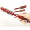 E'era 紅棕木柄圓梳 圓梳 造型梳子 美髮沙龍練習專用 (5種尺寸可選)【和泰美妝】