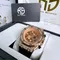 【德國RS】皇家禮鑽滿天星矽膠錶帶系列-黑金