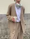 LINENNE－non collar boy jacket (2color)