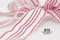 紅白相間蝴蝶結 (W759-Red and White Checkered Butterfly Bow) ｜手作｜布置｜條紋｜緞帶用途