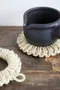 日本佐渡島產  手工編織 天然草鍋敷（隔熱墊、鍋墊）