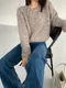 蓬軟鬆身捲捲毛毛衣 (四色)