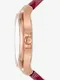 MICHAEL KORS Lennox Pavé Rose Gold-Tone and Logo Watch