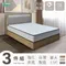 日式匠心床頭+6分底+獨立筒床墊 房間組三件 單大3.5尺