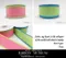W905-38 鐵絲邊螢光色系緞帶 38MM   (W905-38 Flourescent Wired Ribbon -38MM)