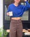 LINENNE －cotton crop cardigan (3color)