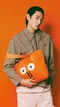 nounou누누－New Canvas Bag Orange / Blue：Nounou 表情帆布包