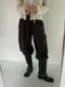 LINENNE－cotton string jogger pants (3color)：棉質鬆緊長褲