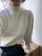 LINENNE－love half pola knit (2color)：半高領針織毛衣！