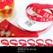 PR3856 農曆新年燙金緞帶 ｜ 新年緞帶 ｜ 燙金紅底絨布緞帶 15mm (PR3856 CHINESE NEW YEAR METALLIC VELVET RIBBON 15mm )