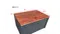 【原木圓生】原木蓋板一片式 桃心花木 Plain Wooden Top for STRATA storage boxes