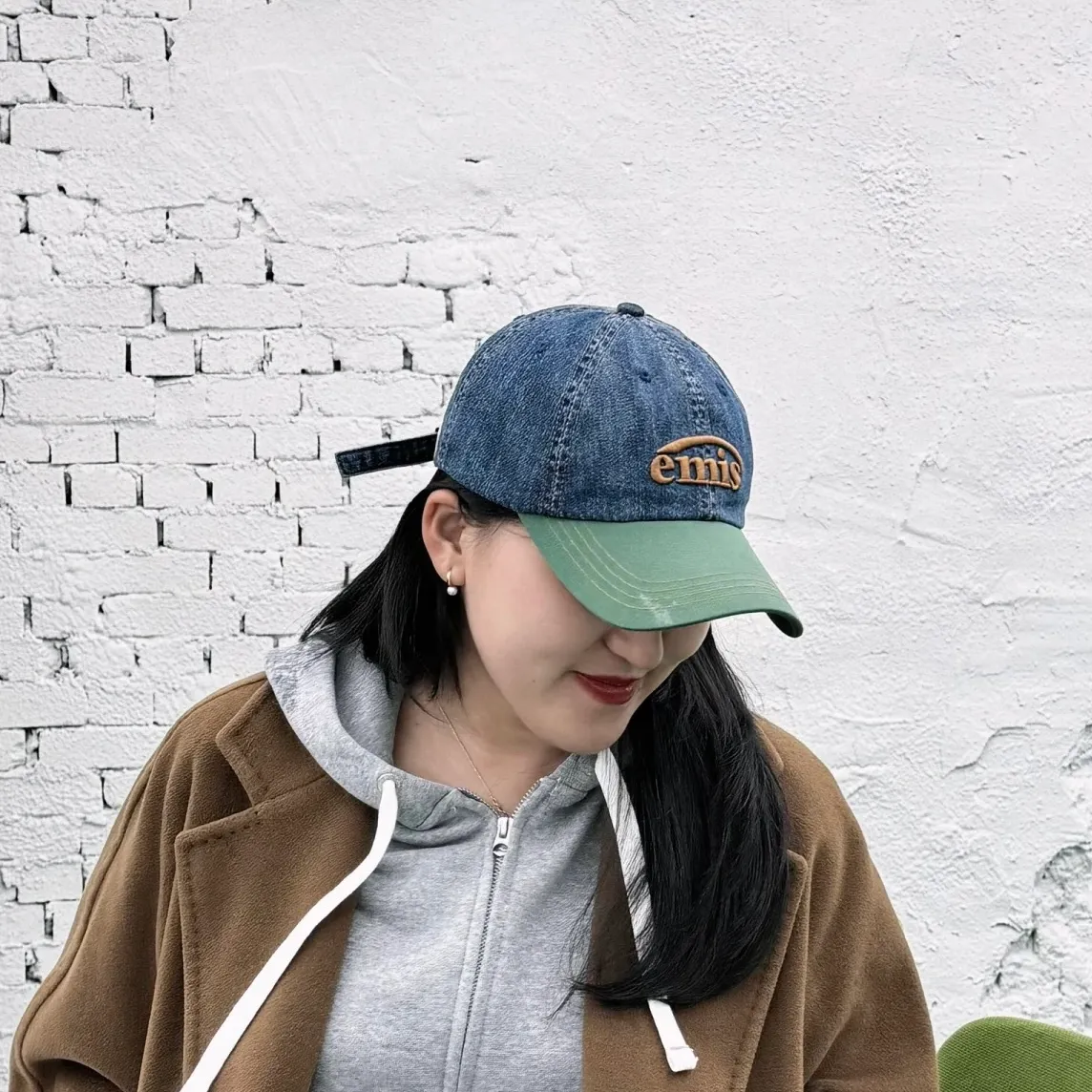 EMIS WASHED DENIM BALL CAP