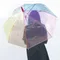 Caetla環保透明傘-粉色彩虹