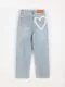 LINENNE－heart pocket denim (light blue)