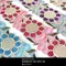 CHR488 金邊編織花朵透底感緞帶 60mm (CHR488 Flower Woven Ribbon -60mm)