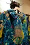 Vintage 60's to Early 70's Vibrant Floral Long Sleeve Polyester Dress/60年代至70年代初復古活力花卉長袖連身裙