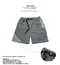 REPUTATION PRODUCTIONS® NYLON TAFFETA  SHORTS / D- SHORTS. SS - 四面彈裁片休閒短褲 / 灰