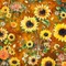 【Lauren Wan 設計師｜網購獨家】 Sunlit Garden 暖陽花落系列：復古水彩花園・質感印花布 (棉布/3色)