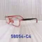 EG-PC UV420濾藍光0度眼鏡 | EGK兒童館-青少學生款 | TR材質長方拉圓雙色鏡腳仿彈彎弧款58054共6色