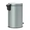 【缺貨】BRABANTIA PEDAL BIN 時尚腳踏垃圾桶 12L #113765 (金屬薄荷)