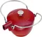 Staub 圓形鑄鐵水壺 16.5cm 1.15L 櫻桃紅／藍色