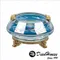 進口古典傢飾 布拉格藍水晶煙灰皿 菸灰缸 糖果盤 盤子 桌飾