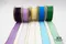 金邊雪紗織帶32mm(Gold Edge snow yarn webbing 32mm)
