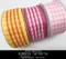 PF258-38 清新學院風格子織帶38MM  (PF258-38 Bi-colored Gingham Ribbon- 38MM )
