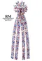 美式慶典蝴蝶結 (KF8442GC-2-7/American celebrations Bow) ｜手作｜布置｜裝飾｜美國國慶｜金色｜拷克｜鐵絲邊